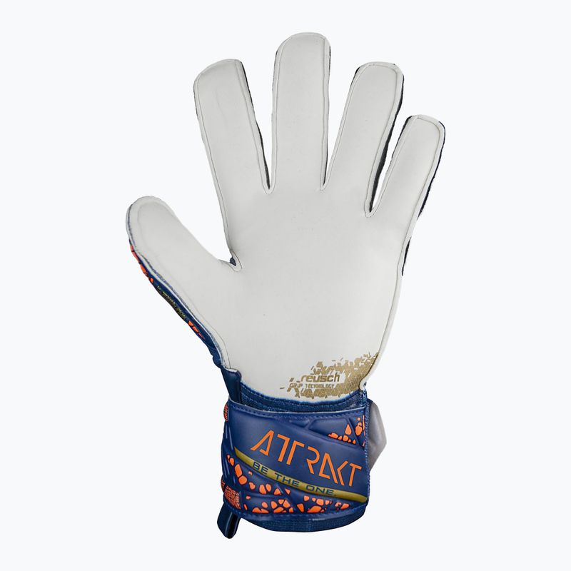 Rękawice bramkarskie Reusch Attrakt Grip premium blue/gold 3