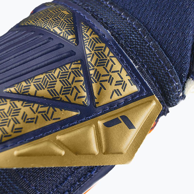 Rękawice bramkarskie Reusch Attrakt Grip premium blue/gold 7