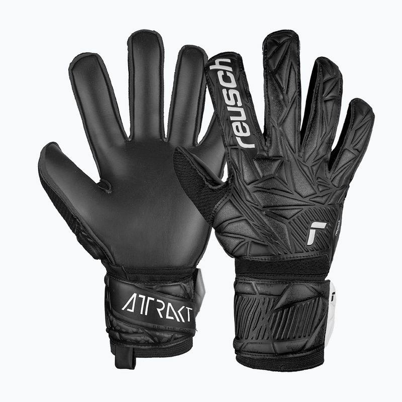 Rękawice bramkarskie Reusch Attrakt Solid black