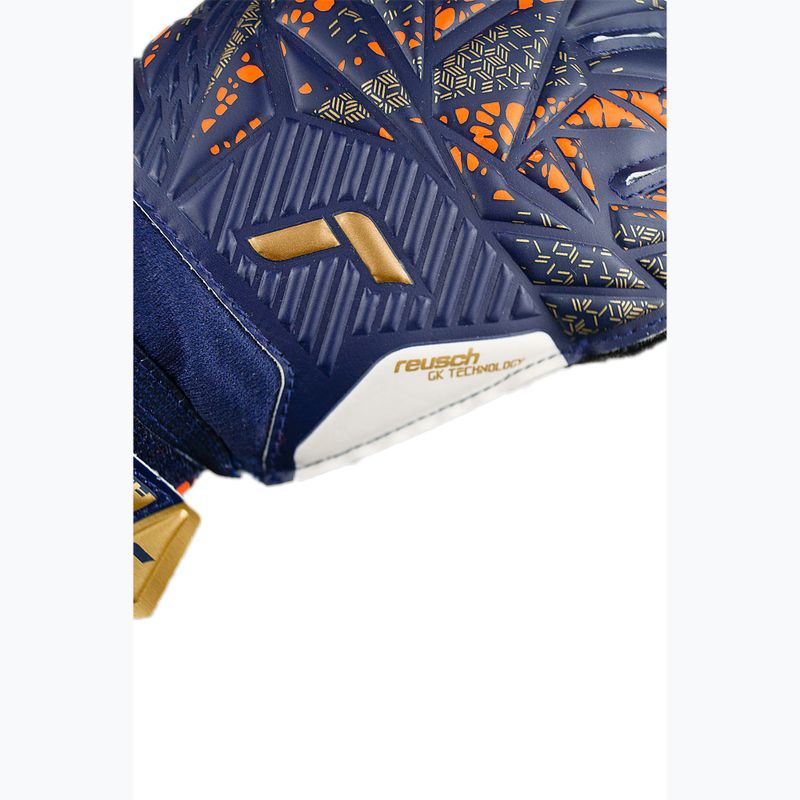 Rękawice bramkarskie Reusch Attrakt Solid premium blue/gold 6