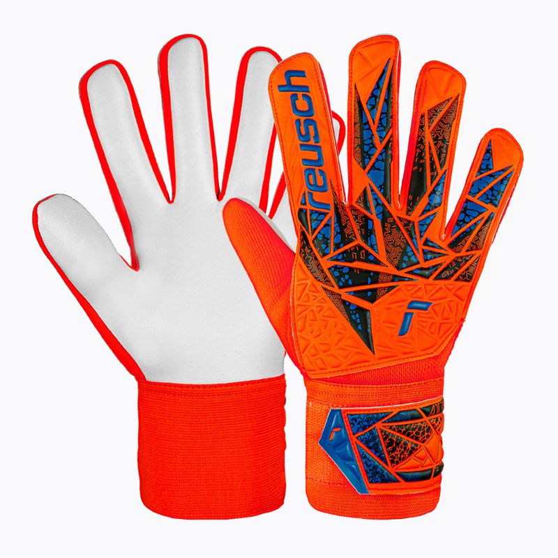 Rękawice bramkarskie Reusch Attrakt Starter Solid bright red/future blue
