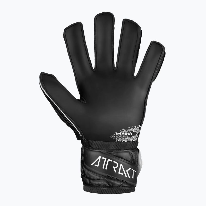 Rękawice bramkarskie dziecięce Reusch Attrakt Infinity Junior black 3