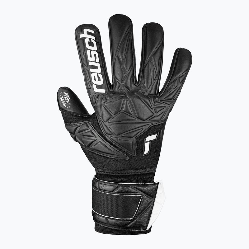 Rękawice bramkarskie Reusch Attrakt Gold NC Finger Support black 2