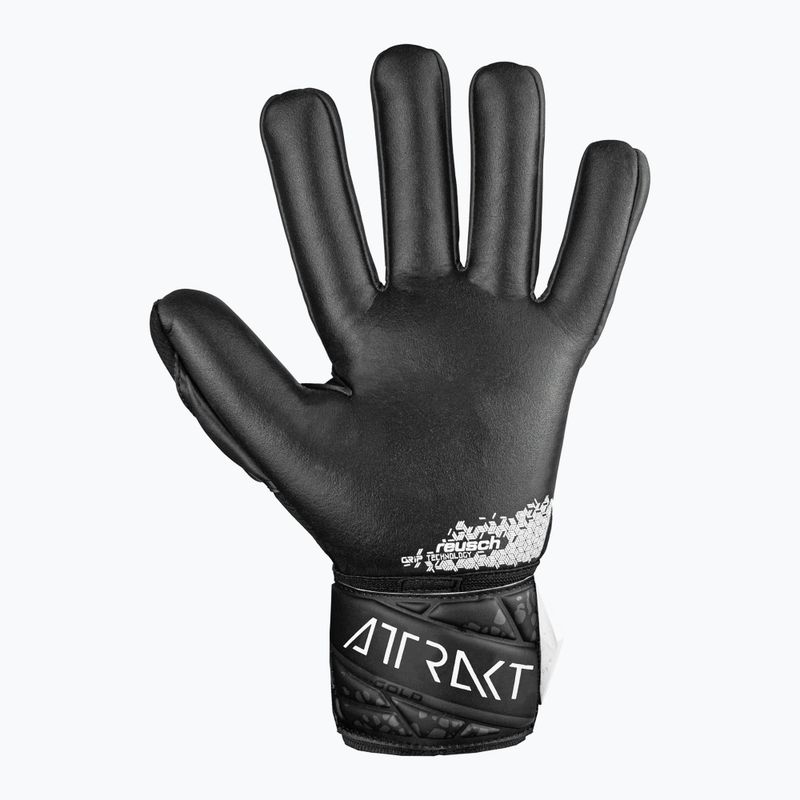 Rękawice bramkarskie Reusch Attrakt Gold NC Finger Support black 3