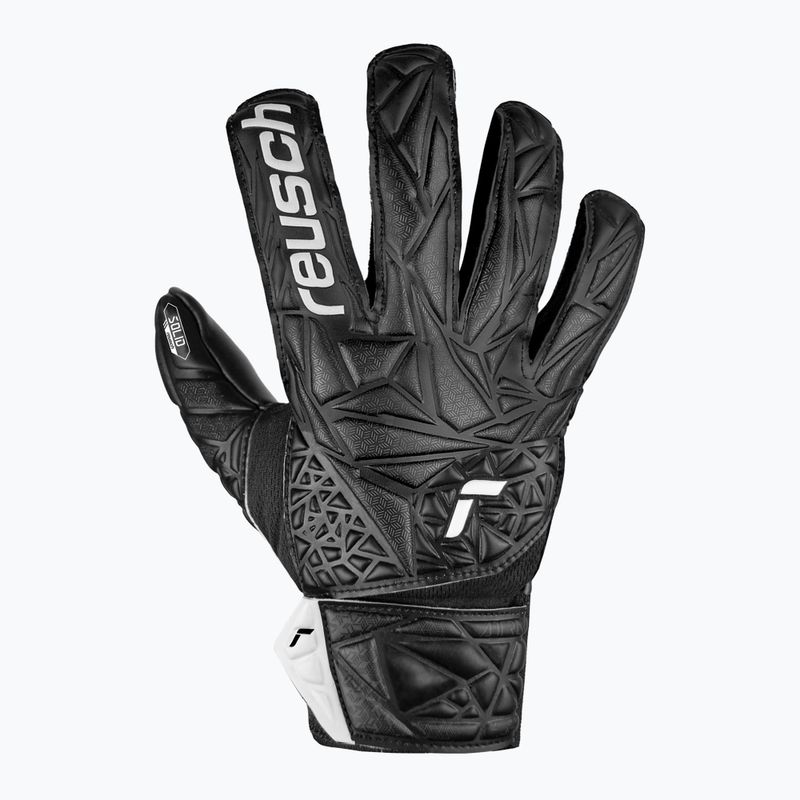 Rękawice bramkarskie dziecięce Reusch Attrakt Starter Solid Finger Support Junior black 2