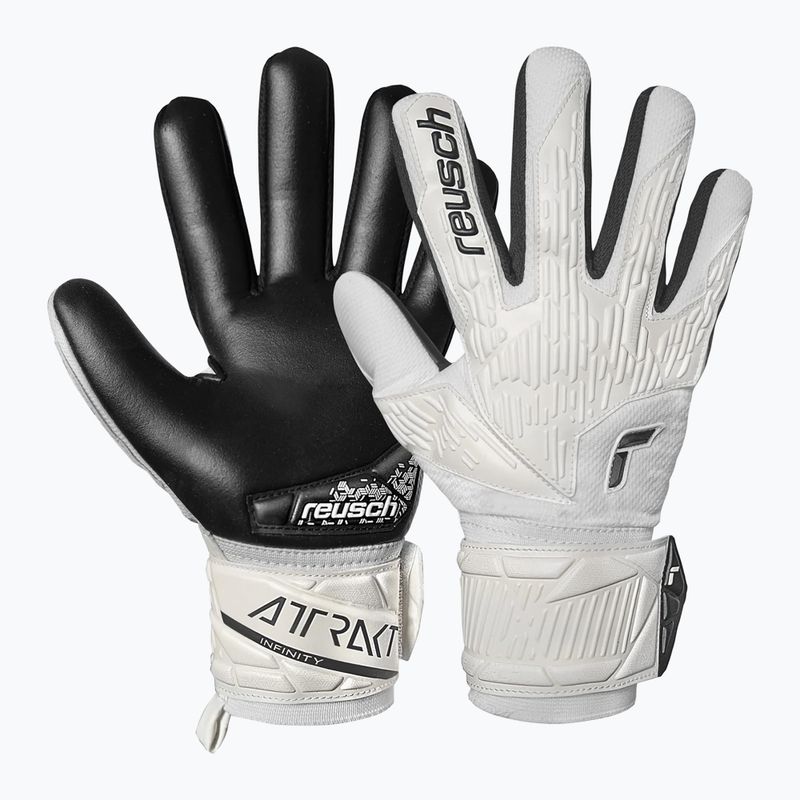 Rękawice bramkarskie Reusch Attrakt Infinity NC white/black