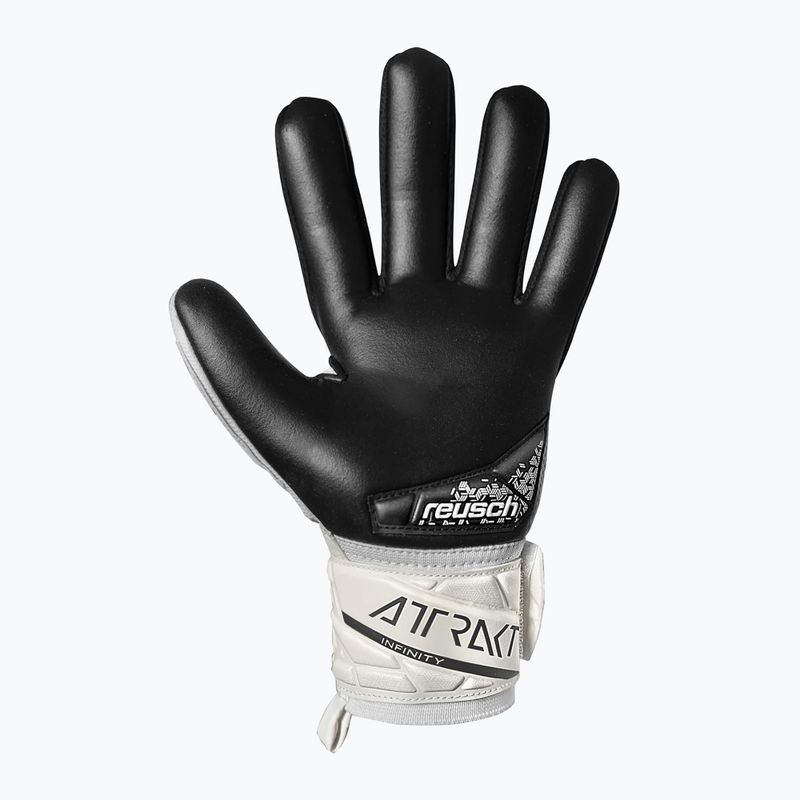 Rękawice bramkarskie Reusch Attrakt Infinity NC white/black 3