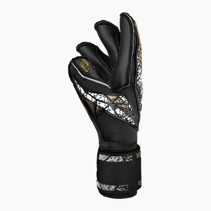 Rękawice bramkarskie Reusch Attrakt Gold X Evolution Cut Finger Support black/gold/white/black 4