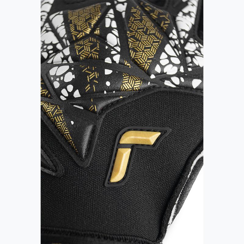 Rękawice bramkarskie Reusch Attrakt Gold X Evolution Cut Finger Support black/gold/white/black 7