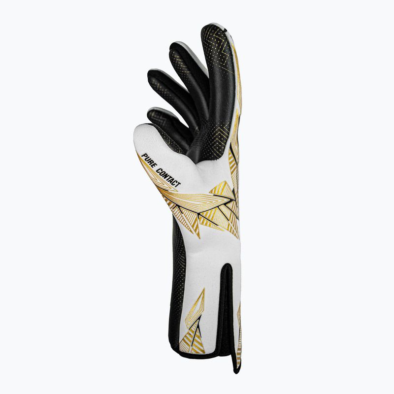 Rękawice bramkarskie Reusch Pure Contact Gold X GluePrint Strapless white/gold/black 4