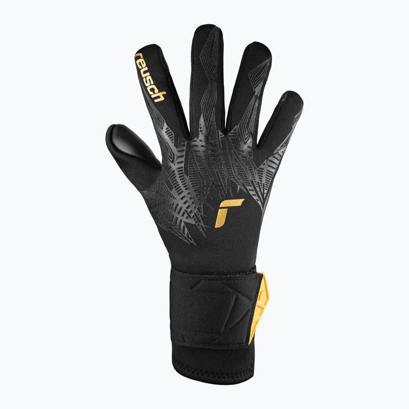 Rękawice bramkarskie dziecięce Reusch Pure Contact Infinity Junior black/gold/black 2