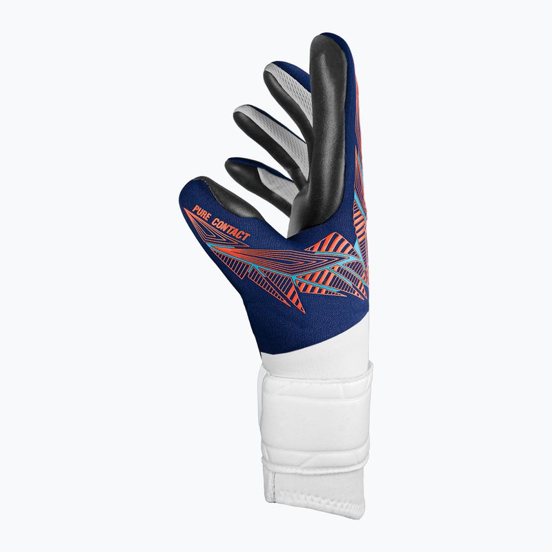 Rękawice bramkarskie dziecięce Reusch Pure Contact Silver Junior premium blue/electric orange/black 4
