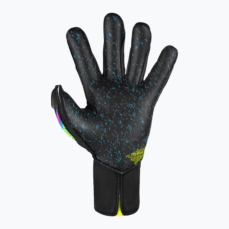 Rękawice bramkarskie Reusch Attrakt Fusion Strapless black/safety yellow/black 3