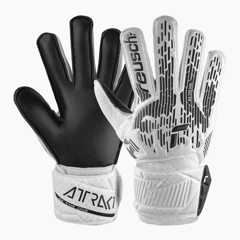 Rękawice bramkarskie Reusch Attrakt Solid white/black