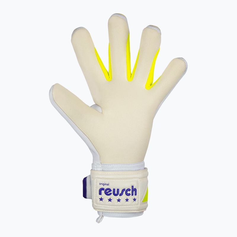 Rękawice bramkarskie Reusch Legacy Pro Am Gold X white/purple 3