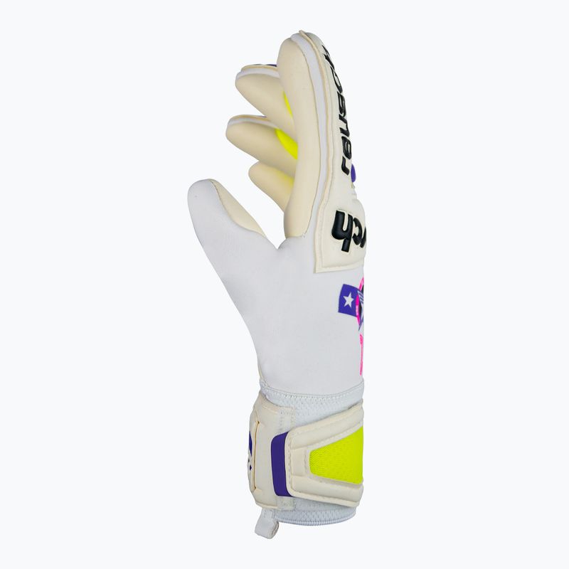 Rękawice bramkarskie Reusch Legacy Pro Am Gold X white/purple 4