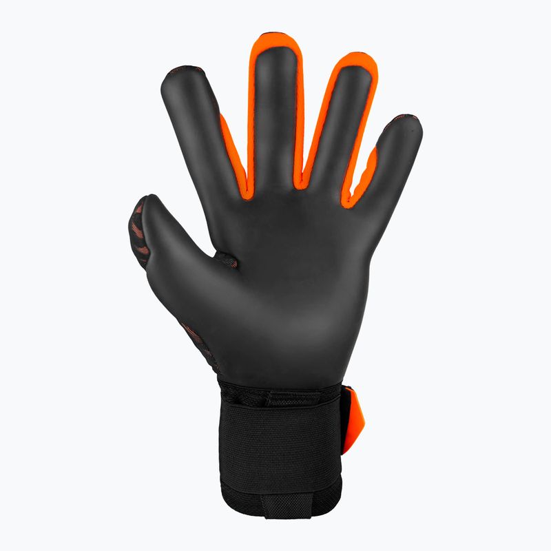 Rękawice bramkarskie Reusch Attrakt Gold X Airvent black/shocking orange 3