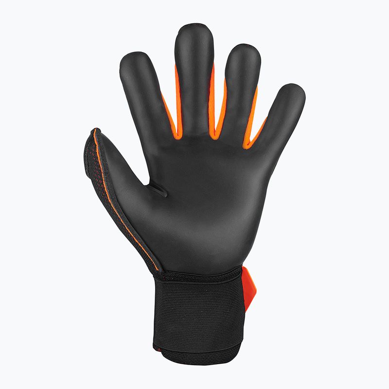 Rękawice bramkarskie Reusch Attrakt Infinity Airvent black/shocking orange 3