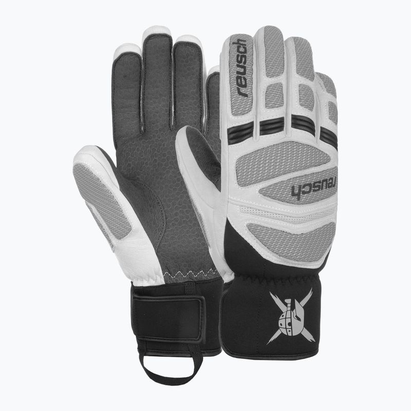 Rękawice narciarskie męskie Reusch Worldcup Warrior DG white/glacier 2