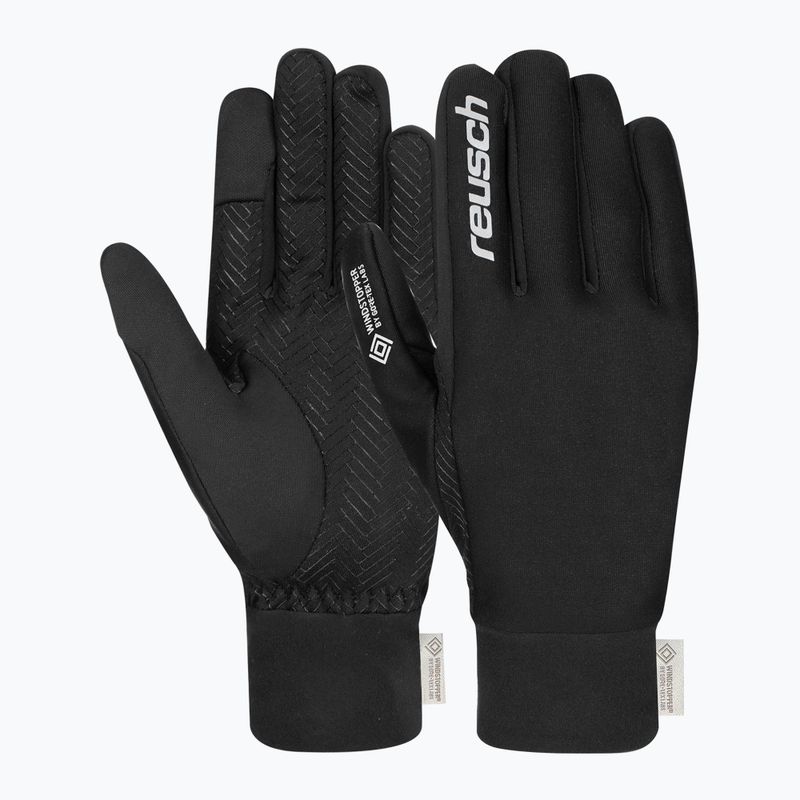 Rękawice męskie Reusch Karayel Windstopper Touch-Tec black/silver 2