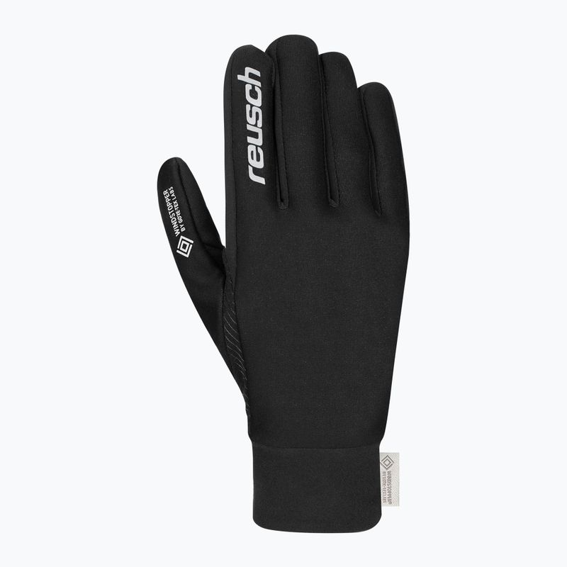 Rękawice męskie Reusch Karayel Windstopper Touch-Tec black/silver 3