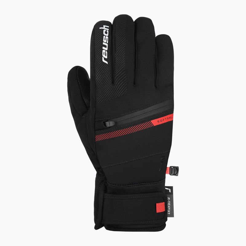 Rękawice narciarskie Reusch Steve R-Tex XT 7809 black/fluo red 2