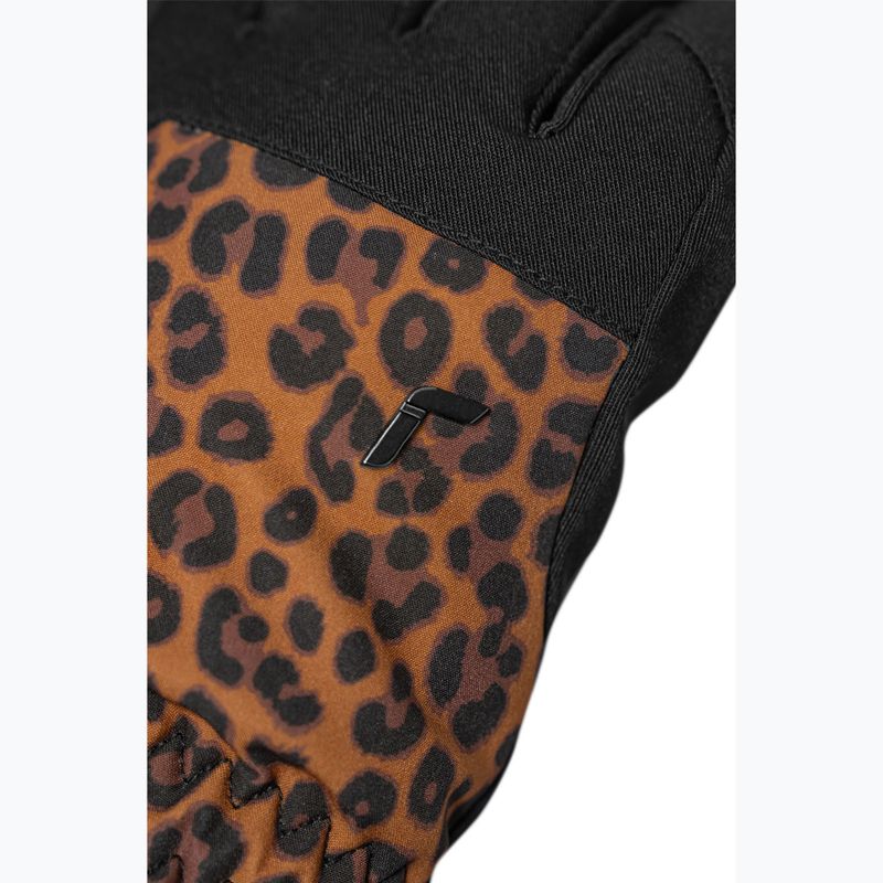 Rękawice narciarskie damskie Reusch Keira R-Tex XT black/brown leopard 5