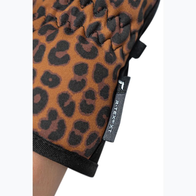 Rękawice narciarskie damskie Reusch Keira R-Tex XT black/brown leopard 6