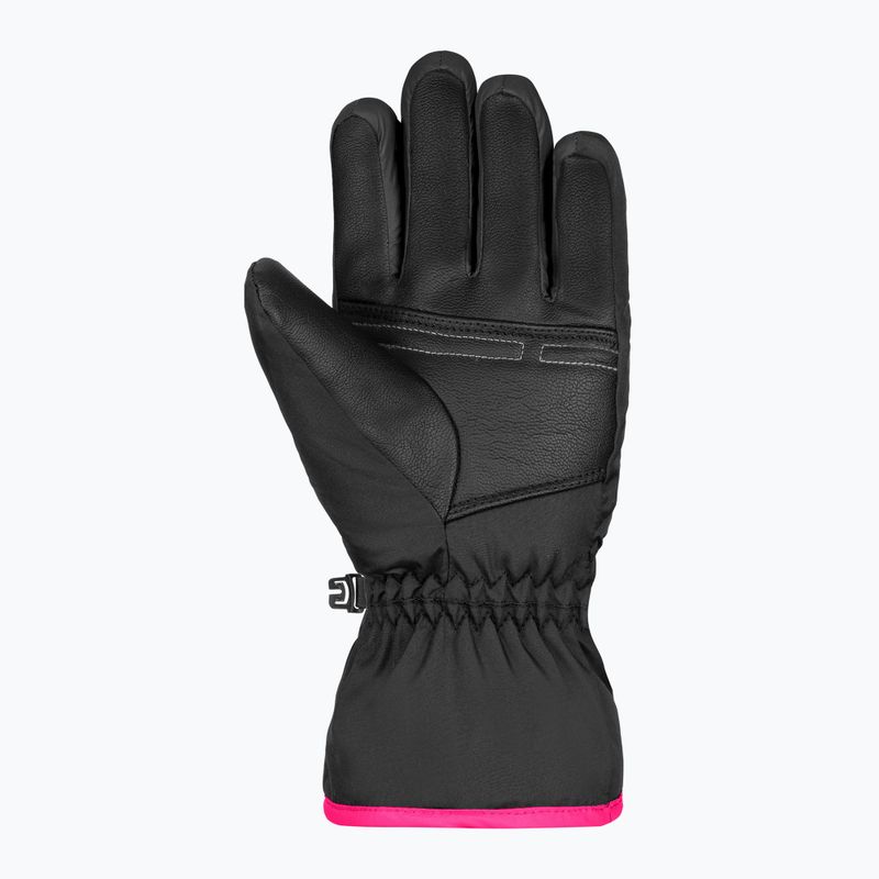 Rękawice narciarskie dziecięce Reusch Alan Junior black/pink glo 4