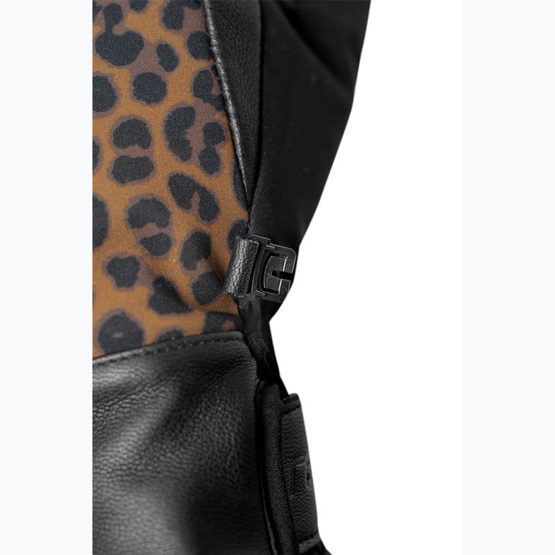 Rękawice narciarskie damskie Reusch Beatrix R-Tex XT black/brown leopard 10