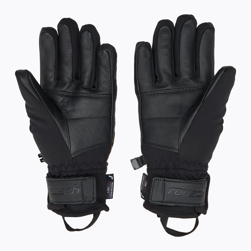 Rękawice narciarskie damskie Reusch Beatrix R-Tex XT black/brown leopard 2