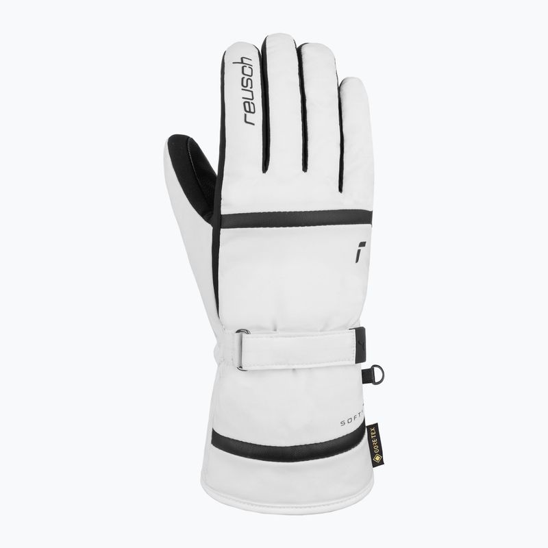 Rękawice narciarskie damskie Reusch Alison Gore-Tex white/black 3