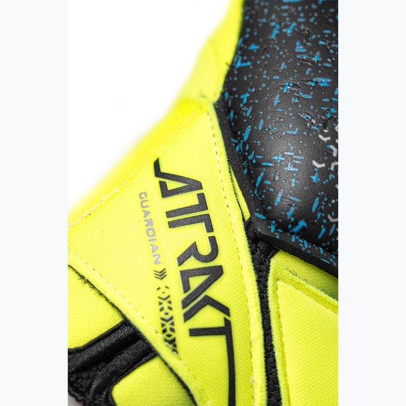 Rękawice bramkarskie Reusch Attrakt Fusion Guardian safety yellow/silver/black 6