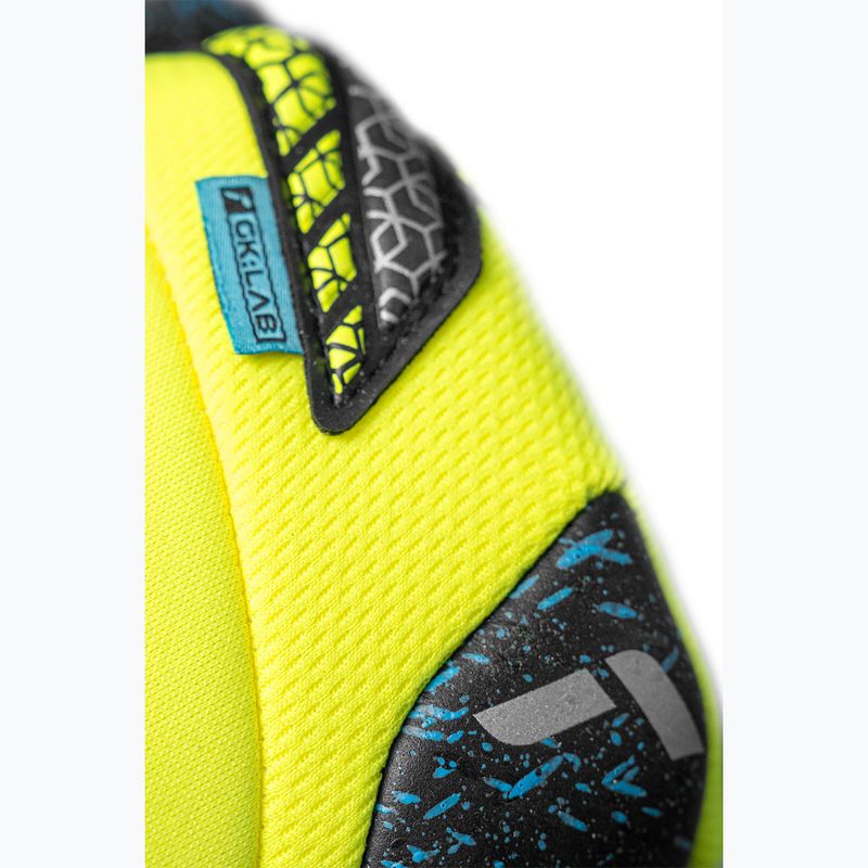 Rękawice bramkarskie Reusch Attrakt Fusion Guardian safety yellow/silver/black 7