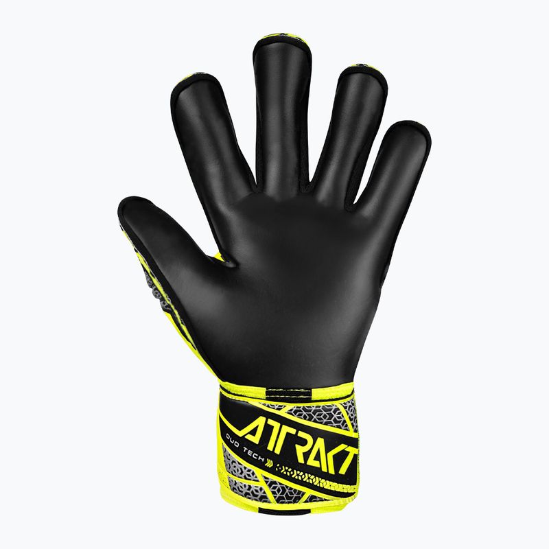 Rękawice bramkarskie Reusch Attrakt Duo Evolution safety yellow/silver/black 3