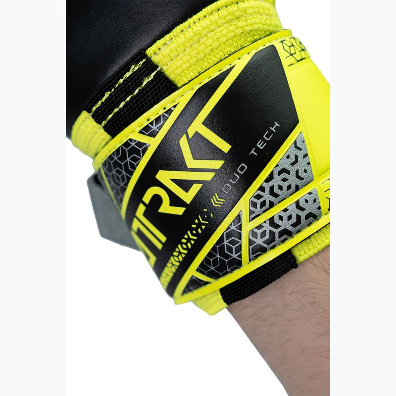 Rękawice bramkarskie Reusch Attrakt Duo Evolution safety yellow/silver/black 6