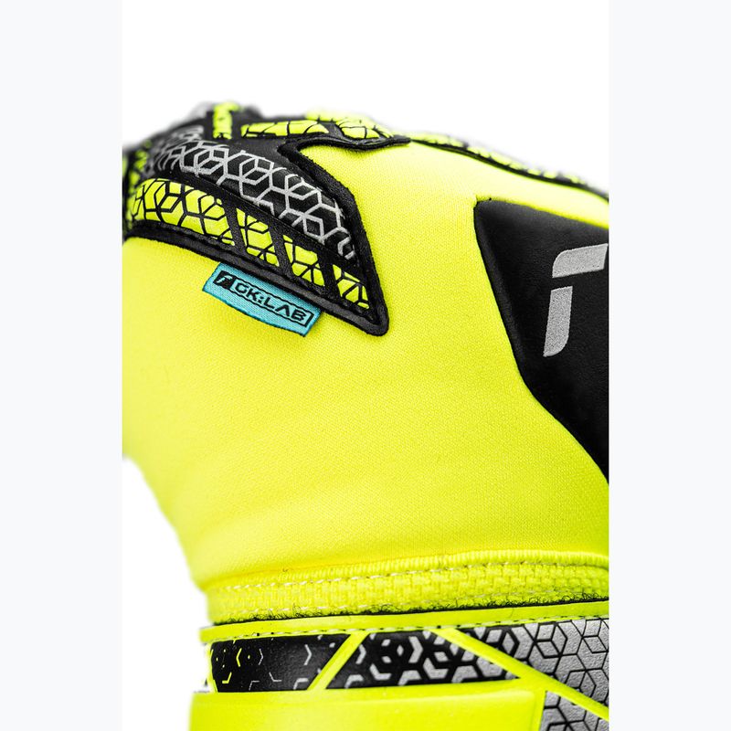 Rękawice bramkarskie Reusch Attrakt Duo Evolution safety yellow/silver/black 7