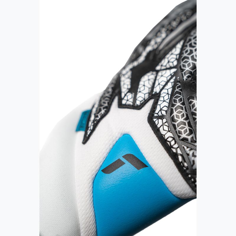 Rękawice bramkarskie Reusch Attrakt Aqua Evolution white/black/aqua blue 7