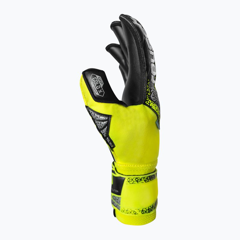 Rękawice bramkarskie Reusch Attrakt Gold X Evolution safety yellow/silver/black 4