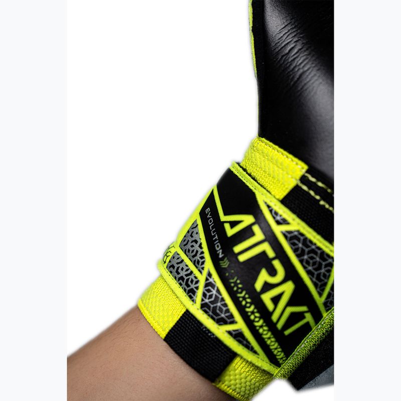 Rękawice bramkarskie Reusch Attrakt Gold X Evolution safety yellow/silver/black 7