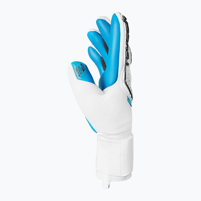 Rękawice bramkarskie Reusch Attrakt Freegel Aqua white/black/aqua blue 4