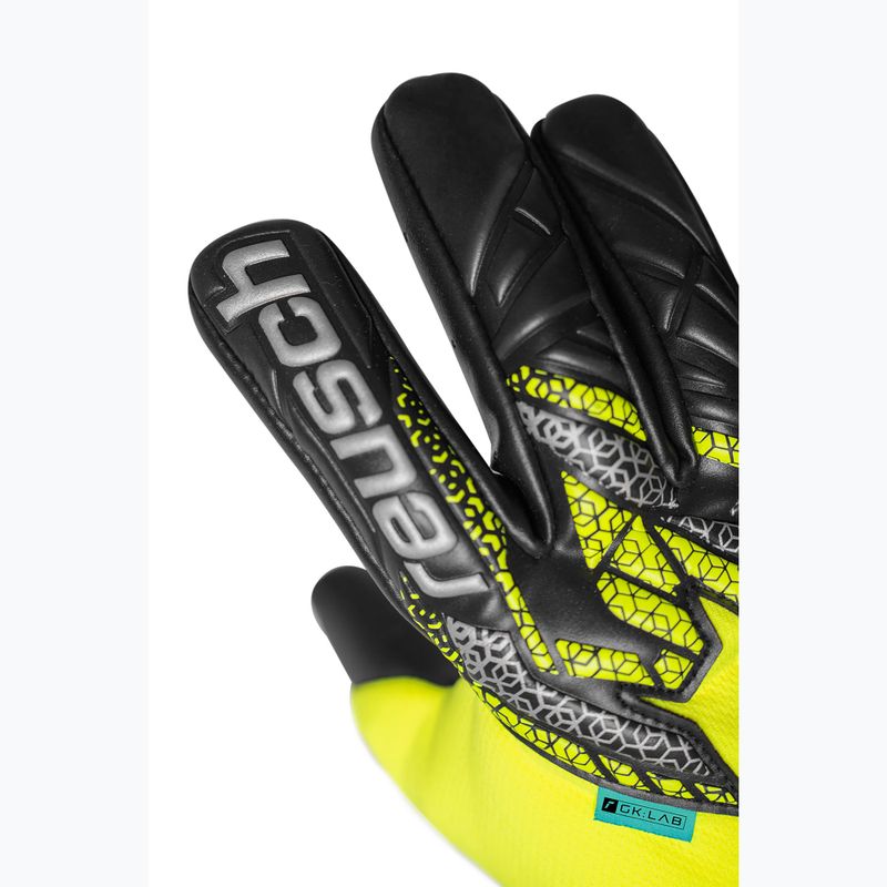 Rękawice bramkarskie Reusch Attrakt Gold X NC safety yellow/silver/black 5