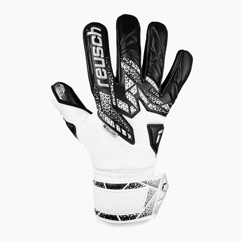 Rękawice bramkarskie Reusch Attrakt Gold NC white/silver/black 2