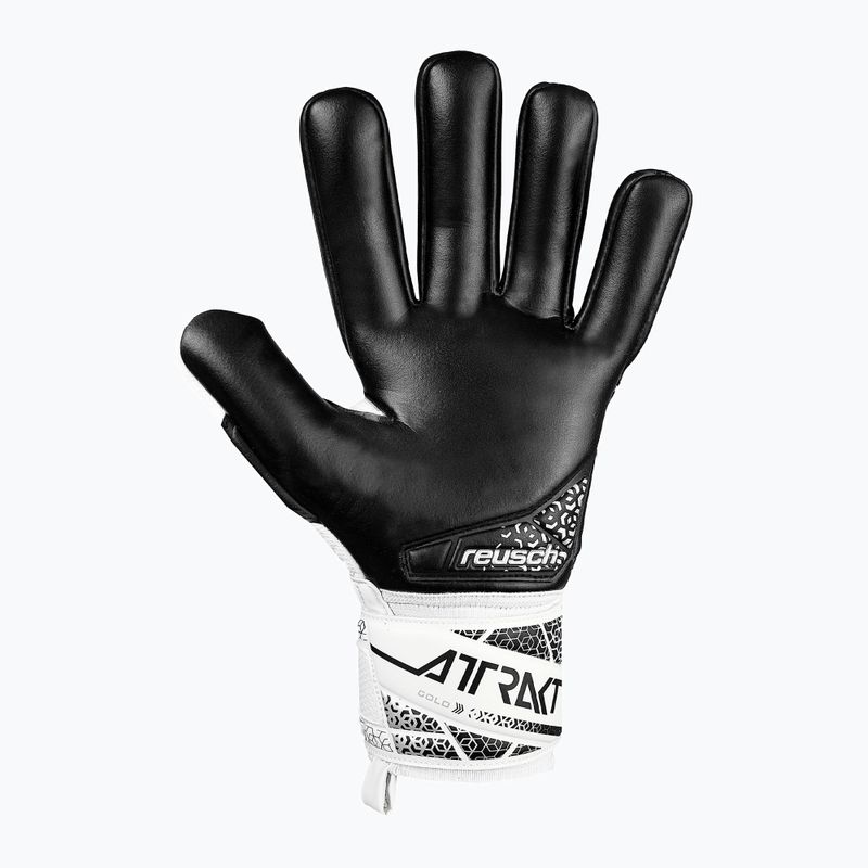 Rękawice bramkarskie Reusch Attrakt Gold NC white/silver/black 3