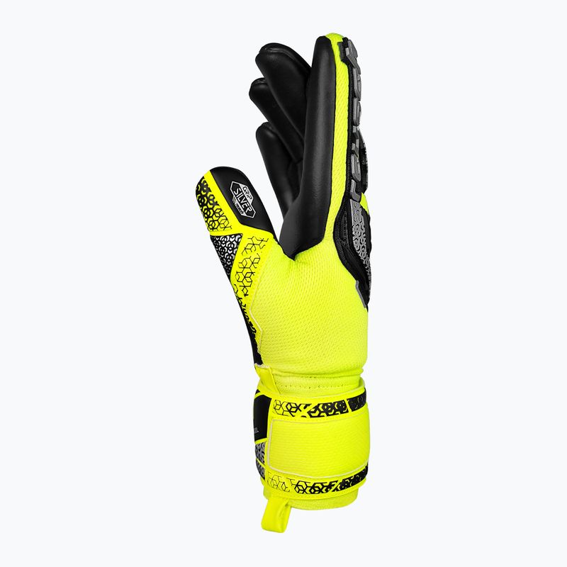 Rękawice bramkarskie Reusch Attrakt Freegel Silver safety yellow/silver/black 4