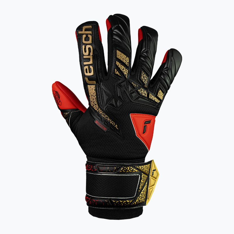 Rękawice bramkarskie Reusch Attrakt Freegel Silver black/gold/fiery red 2