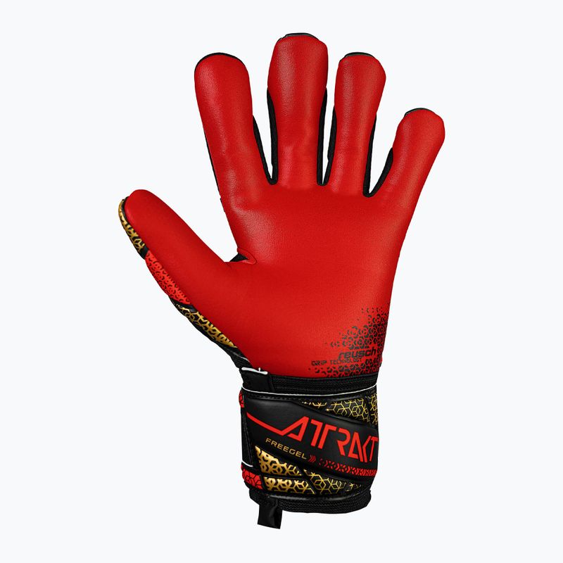 Rękawice bramkarskie Reusch Attrakt Freegel Silver black/gold/fiery red 3