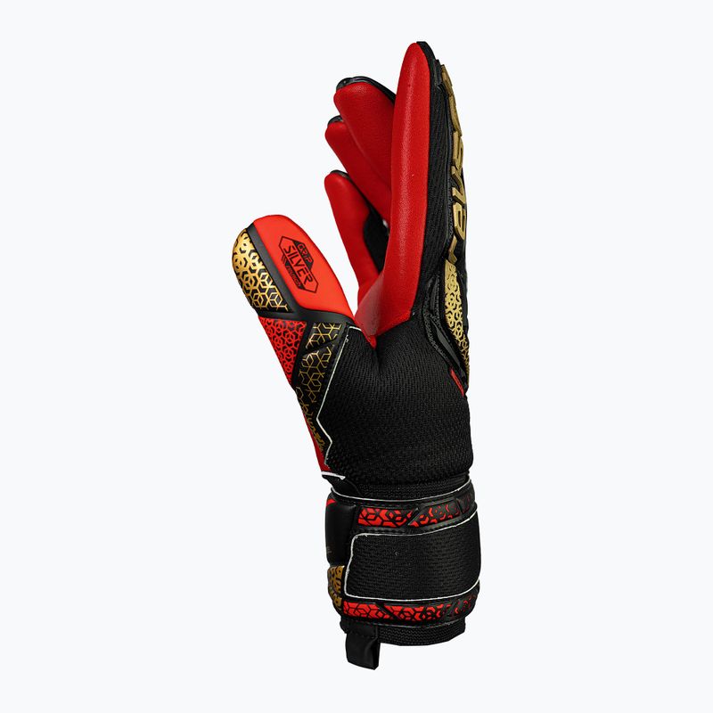 Rękawice bramkarskie Reusch Attrakt Freegel Silver black/gold/fiery red 4