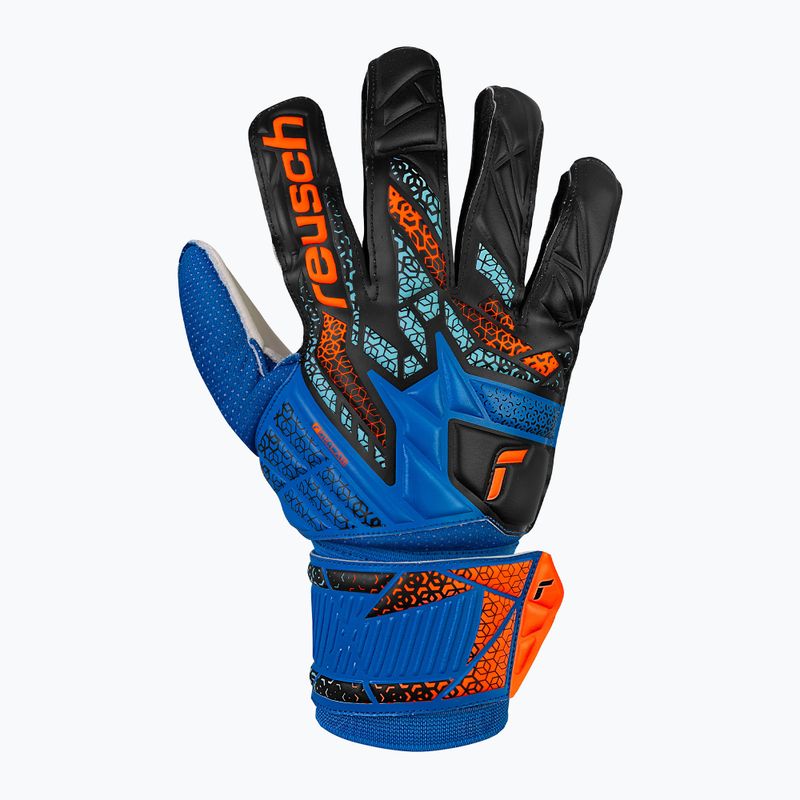 Rękawice bramkarskie Reusch Attrakt Solid electric blue/shocking orange 2