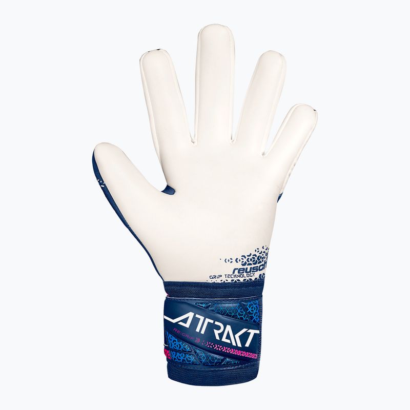 Rękawice bramkarskie Reusch Attrakt RE:GRIP blue/pink/white 3